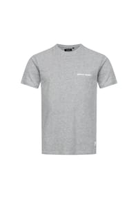 pierre cardin - T-Shirt Kurzarmshirt - grau-meliert