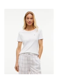 TOMMY HILFIGER - Schlafanzug-Oberteil Ess. Sleep, Baumwolle, für Damen - YBL WHITE