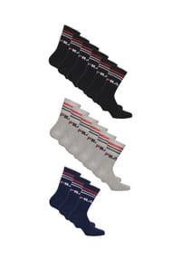 FILA - Socken 15er-Pack im sportlichen Design - Black-Grey-Navy