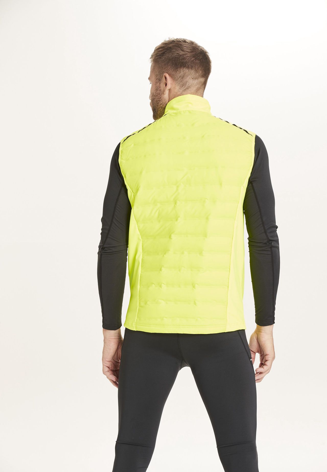 Sport Sportbekleidung ENDURANCE Funktionssweste MIDAN M Hybrid Vest mit wärmenden Steppeinsätzen
