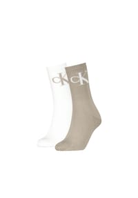 Calvin Klein - Socken, Doppelpack, für Damen - 001 BLACK