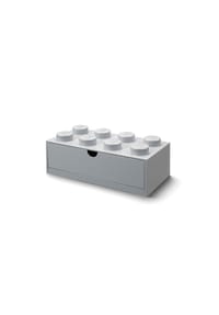 LEGO® - LEGO Auszieh-Schublade Desk Drawer 8 - Grey, Kunststoff, 31 x 15 x 11 cm - 
