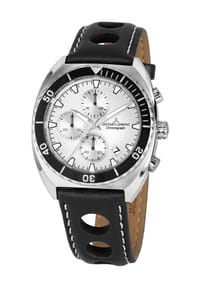 JACQUES LEMANS RETRO 200 - Herren Chronograph "1-2041B" - SCHWARZ