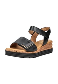 Gabor® - Glattleder Sandalen - Schwarz