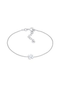 elli. - Armband Kleeblatt Glücksbringer Symbol Talisman 925 Silber - Gold