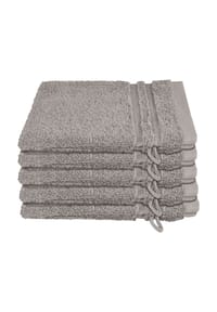 SCHIESSER - Frottier-Waschhandschuhe Milano im 5er-Set (16x22cm) - Babyblau