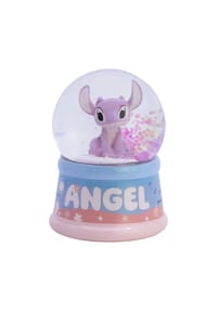 Disney - Disney Angel Schneekugel mit Glasgehäuse und Geschenkverpackung - Rosa 9,5x7x7 cm