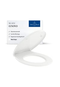 Villeroy & Boch WC-Sitz O.novo 438 x 368 x 49 cm weiß - O.NOVO - weiß
