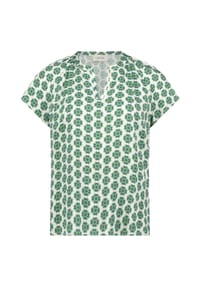 CARTOON - Blusenshirt mit Rüschen - Green/Blue