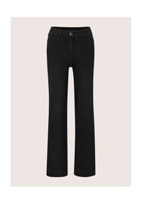 MADELEINE - Wide-Leg-Jeans aus Powerstretch - black