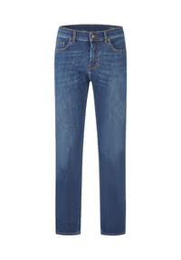 HECHTER PARIS - Casual Hose Power-Stretch, 10,5 oz Denim - blue dark sw