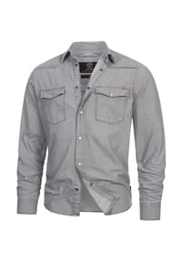 INDICODE - Hemd Langarm Mike - Black