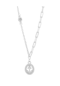 Adelia's - Adelia's Herren 925 Silber Ankerkette Halskette mit Anhänger Anker unbekannt cm - silber - Anker