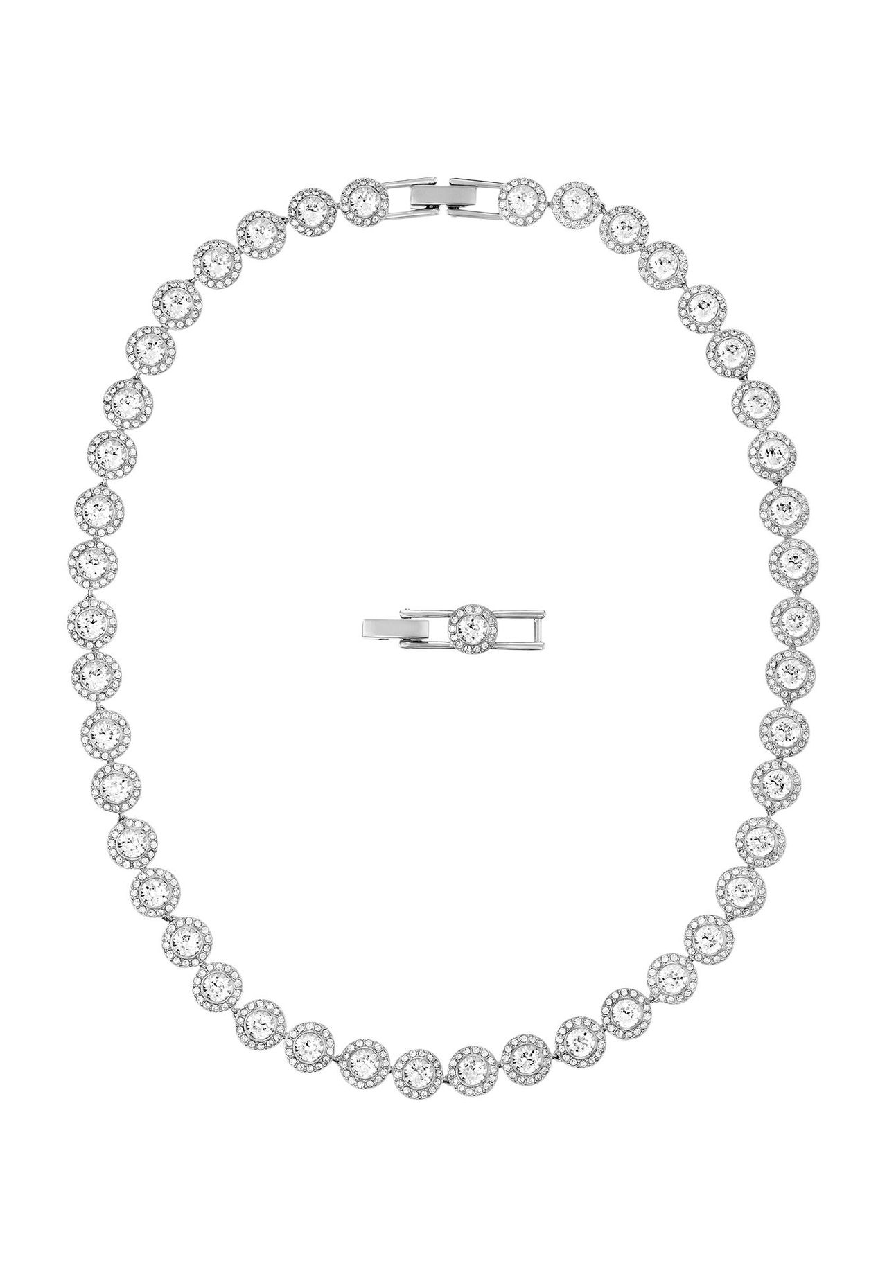 Swarovski Una Angelic Halskette, Rundschliff, Mittel, Rhodiniert Weiß Mittel - Bild 10