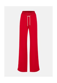 olsen - Hose mit Tunnelzug und Bindeband - French Red