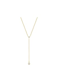 EAST / SIDE - Damen Kette aus Edelstahl in gelbgold mit Zirkonia - gelbgold