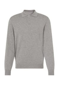 GALERIA - Seide-Cashmere Pullover, Polokragen, für Herren - 2 ANTHRA 75478