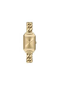 FOSSIL Raquel - Fossil Damenuhr Raquel, dreizeigig, goldfarbenes Edelstahlgehäuse, ES5478 - Gold