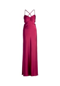 Vera Mont - Cocktailkleid mit Cut-Outs - Dark Fuchsia