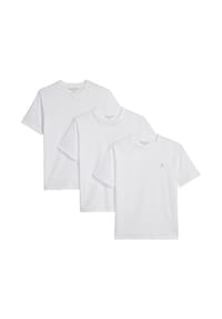 Marc O'Polo - Herren T-Shirt, 3er Pack, Rundhals - Tripplepack, Regular Fit, Baumwolle - Mehrfarbig