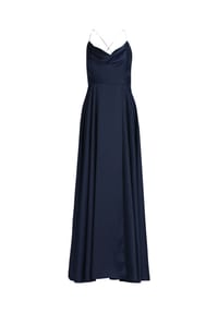 Vera Mont - Abendkleid mit Wasserfallausschnitt - 4715 DEEP DAHLIA
