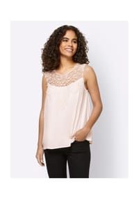 heine - Spitzentop - ecru