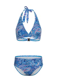 DESIRéE - Bikini Paisley Print, Neckholder, für Damen - E481 NAUTICAL BLUE