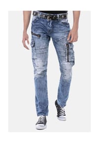 CIPO & BAXX® - Jeanshose CD679 mit Denim-Optik - ANTHRACITE