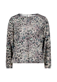 BETTY BARCLAY - Schlupfbluse langarm - Beige/Petrol