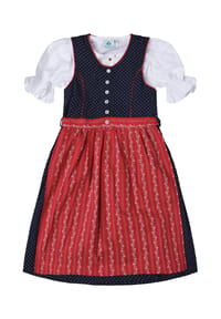 Isar Trachten - Dirndl, Knopfleiste, für Kinder - DK. BLUE
