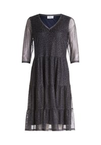 Vera Mont - Stufenkleid mit Stufen - Blau/Khaki