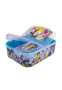 Disney - Disney Princess Kinder Brotdose – Lunchbox mit 3 Fächern & tollem - Rosa 6,7x16,5x19,5 cm