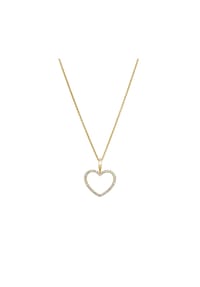 LYOMI - Anhänger mit Kette 585/- Gold 36 Diamant Lab Grown 0,24ct. - gelb