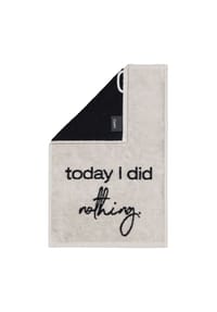 Cawö - Gästehandtuch Postcards Towels - GRAU
