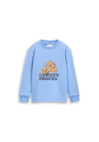 TOM TAILOR - Sweatshirt, Rippbündchen, für Kinder - 12146 LIGHT BLUE