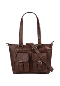 SPIKES & SPARROW® - Shopper Echt Leder - cognac