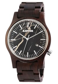 RAPTOR Raptor - Damen und Herren Quarz Armbanduhr Varun - Mineralglas - blau-schwarz-silber
