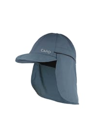 CAPO - Softcap, Nackenschutz Reißverschluss, 6-teilig, Reflexbügler, UV 50 - black