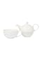 MAXWELL & WILLIAMS Teeservice, .Porzellan, in Geschenkbox, 3-tlg WHITE BASICS ROUND Bild 4
