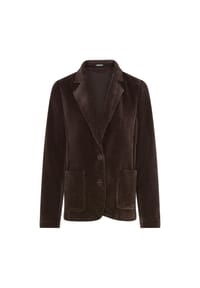 olsen - Blazer in Cord-Qualität mit Reverskragen - Coffee Bean
