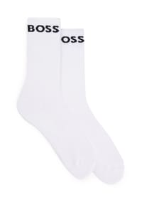 BOSS - Sportsocken, gerippt, für Herren - 100 WHITE