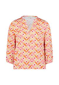 CARTOON - Casual-Bluse mit Muster - Cream/Rosé