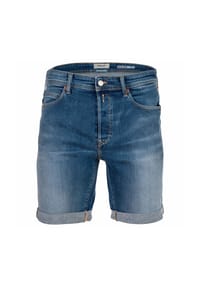 REPLAY - Herren Jeansshorts - Super Stretch Denim, Tapered Fit - Blau
