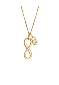 elli. DIAMONDS - Halskette Infinity Solitär Diamant (0.03 Ct.) 585 Gelbgold - Gold