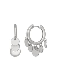 caї - Creolen 925/- Sterling Silber - weiß
