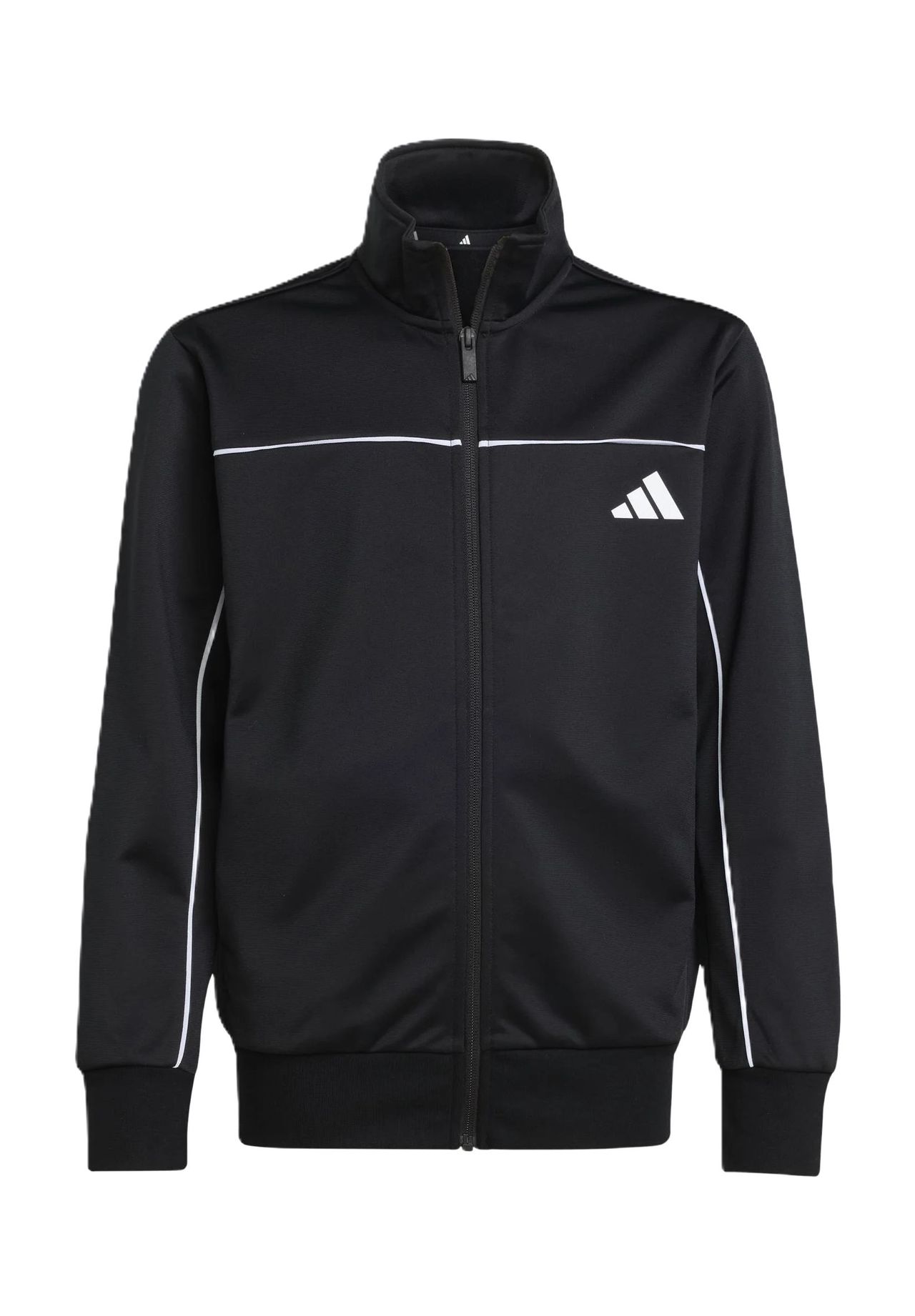 Adidas Trainingsanzug, Stehkragen, FüR Kinder, Schwarz, 140