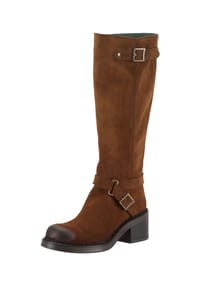 Felmini - Veloursleder Stiefel LEA - Dunkelbraun