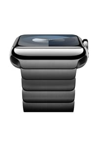 S&T DESIGN - Edelstahl Armband für Apple Watch 42–49mm - schwarz