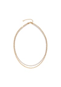 LEONARDO - Damen Kette "Sabrina", Edelstahl - BICOLOR