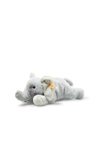 Steiff - Soft Cuddly Friends Kuscheltier "Elna Elefant", liegend, 28cm - HELLGRAU